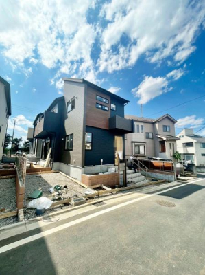 東京都八王子市石川町の新築一戸建ての現地外観写真