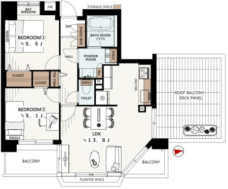 �����s�����捂��˓�4���ڂ̒��Ã}���V�����̊Ԏ��}