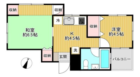 東京都杉並区荻窪3丁目の中古マンションの間取り図