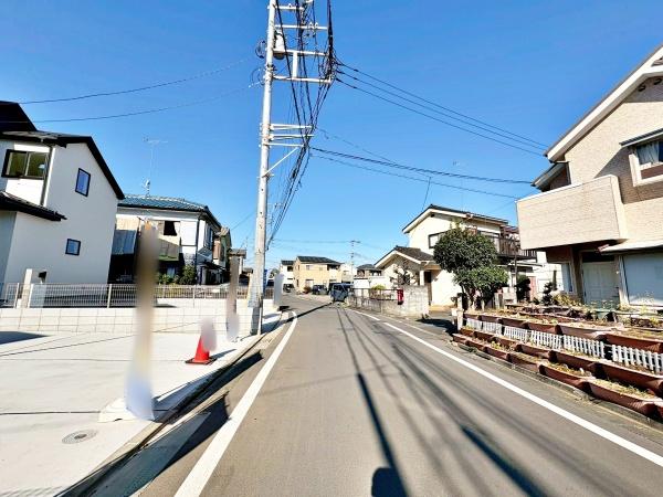 �����s�����q�s�󕪕����̐V�z��ˌ��Ă̑O�ʓ��H�܂ތ��n�ʐ^