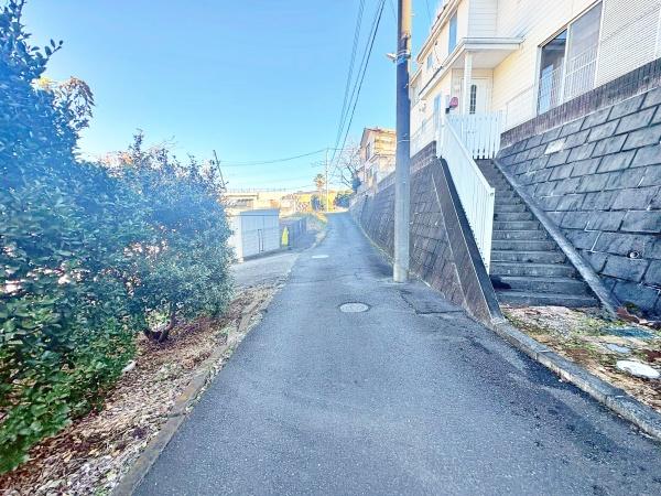 �����s�����q�s�ْ��̒��È�ˌ��Ă̑O�ʓ��H�܂ތ��n�ʐ^