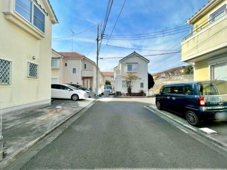 �����s�����q�s���쒬�̒��È�ˌ��Ă̑O�ʓ��H�܂ތ��n�ʐ^