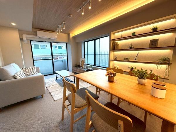 東京都練馬区貫井1丁目の中古マンションのリビング