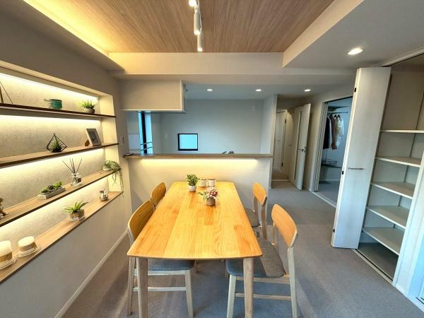 東京都練馬区貫井1丁目の中古マンションのリビング