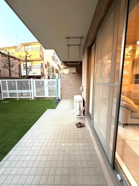 東京都中野区鷺宮3丁目の中古マンションのバルコニー