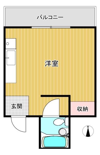 東京都練馬区春日町6丁目の中古マンションの間取り図