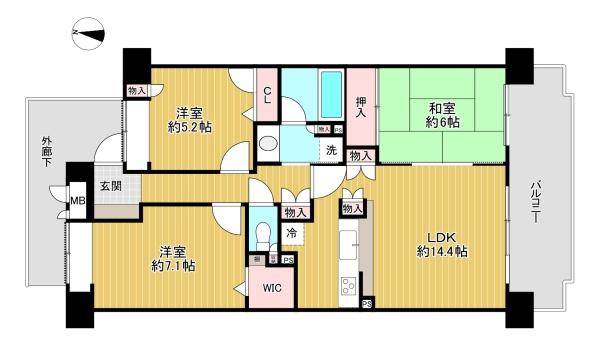 �����s�����q�s�䒬4���ڂ̒��Ã}���V�����̊Ԏ��}