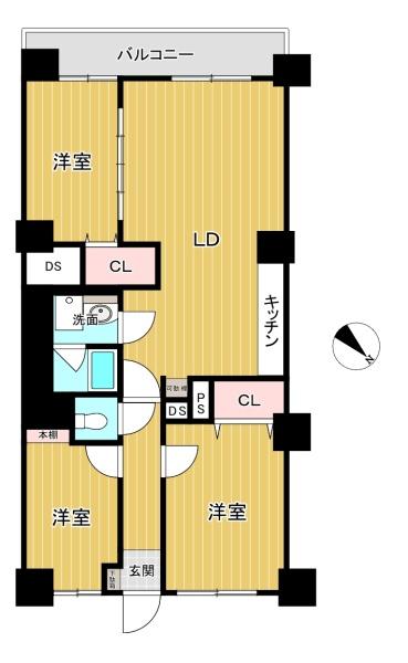 �����s�����q�s�ŉz�� 334-2�̒��Ã}���V�����̊Ԏ��}