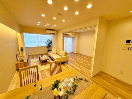 東京都新宿区高田馬場2丁目の中古マンションのリビング