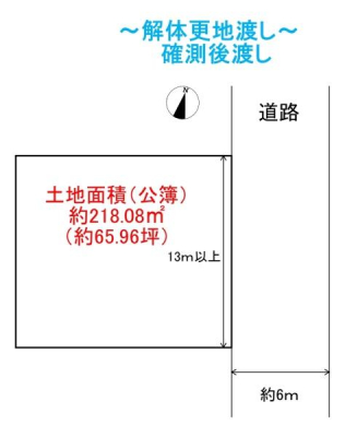 �����s�����q�s���쒬�̓y�n�̊Ԏ��}�i��N)