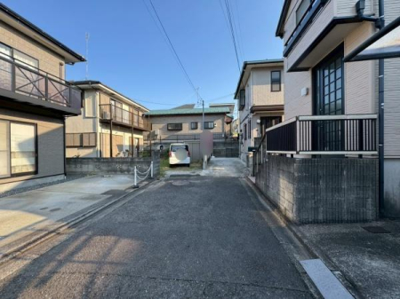 �����s�����q�s���P�u1���ڂ̒��È�ˌ��Ă̑O�ʓ��H�܂ތ��n�ʐ^