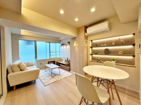 東京都新宿区上落合1丁目の中古マンションのリビング