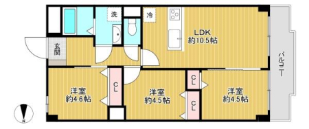 �����s�V�h�扺����1���ڂ̒��Ã}���V�����̊Ԏ��}�i��N)