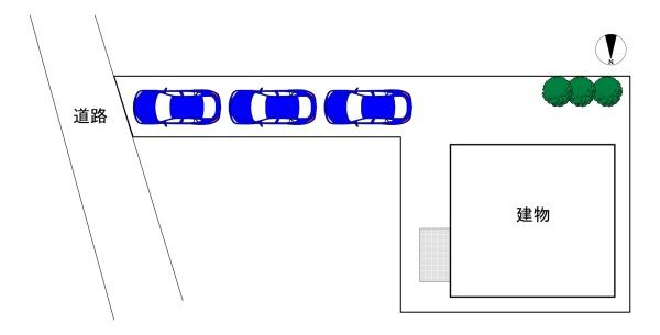 東京都八王子市大谷町の中古一戸建ての区画図